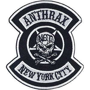 Anthrax NYC Embroidered Patch Front