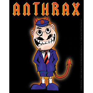 Anthrax Devil Man Sticker Front