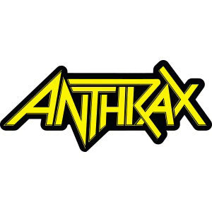 Anthrax Yellow Logo Sticker Front
