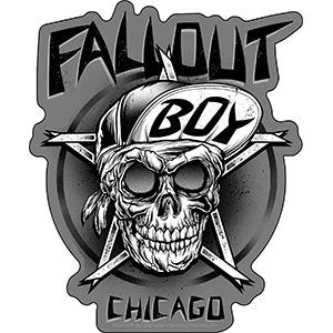 Fall Out Boy Chicago Sticker Front
