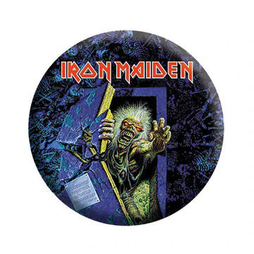 Iron Maiden Dying Button Front