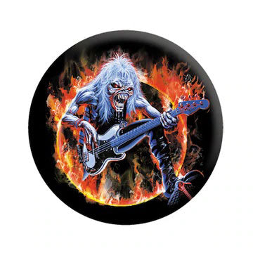 Iron Maiden Ring of Fire Button Front