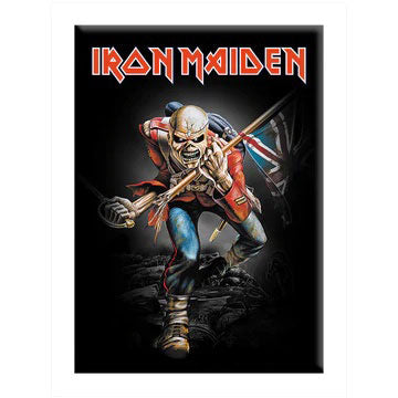 Iron Maiden British Flag Magnet Front