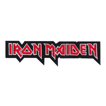 Iron Maiden Logo Embroidered Patch Front
