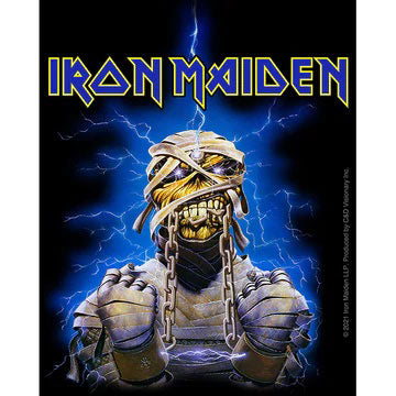 Iron Maiden Lightning Mummy Sticker Front