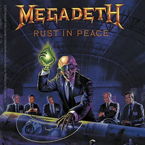Megadeth Rust In Peace Sticker Front