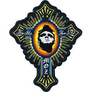Morrissey Cross Embroidered Patch Front