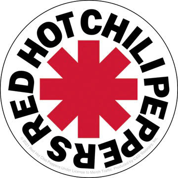 Red Hot Chili Peppers Logo Sticker Front