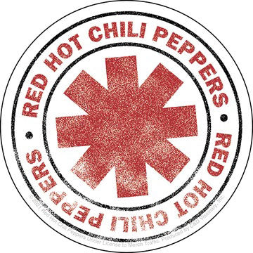 Red Hot Chili Peppers Faded Logo Sticker Front