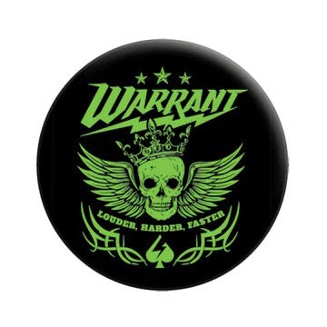 Warrant Green Skull Button Front