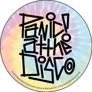 Panic! At The Disco Tie Dye Sticker Front