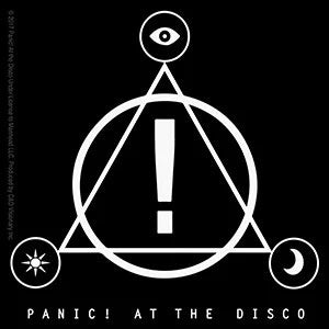 Panic! At The Disco Triangle Logo Sticker Front