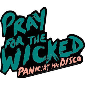 Panic! At The Disco Wicked Sticker Front