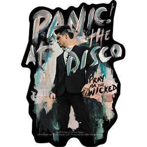 Panic! At The Disco City Sticker Front