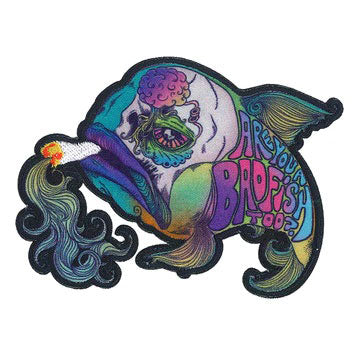 Sublime Bad Fish Embroidered Patch Front