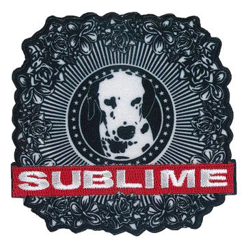 Sublime Lou Dog Embroidered Patch Front