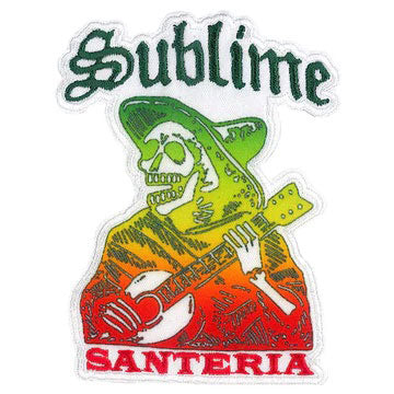Sublime Santeria Embroidered Patch Front