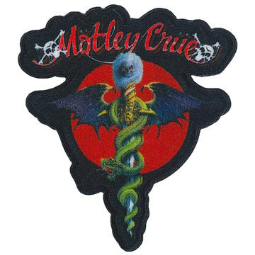 Motley Crue Dr. Feelgood Embroidered Patch Front