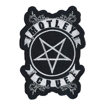 Motley Crue Ribbons Embroidered Patch Front