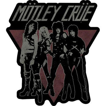 Motley Crue Triangle Group Sticker Front
