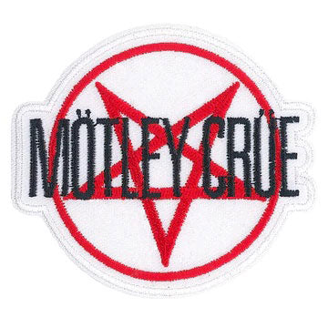 Motley Crue Star Logo Embroidered Patch Front