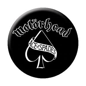 Motorhead Ace of Spades Button Front