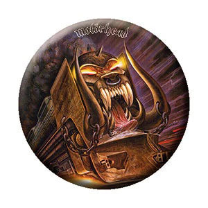 Motorhead Orgasmatron Button Front