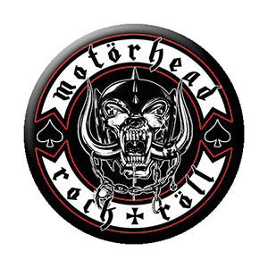Motorhead Rock & Roll Button Front