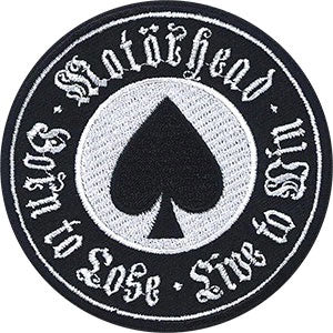Motorhead Live To Win Embroidered Patch Front