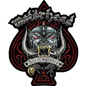 Motorhead Metallic Ace of Spades Sticker Front