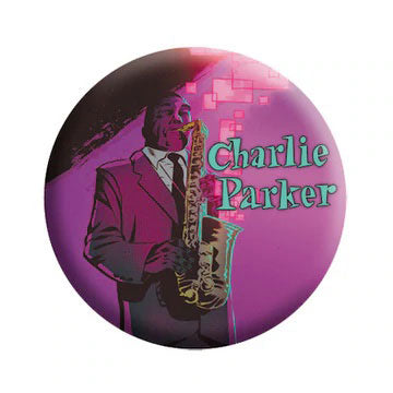 Charlie Parker Sax Vibes Button Front