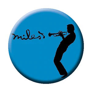 Miles Davis Silhouette Button Front