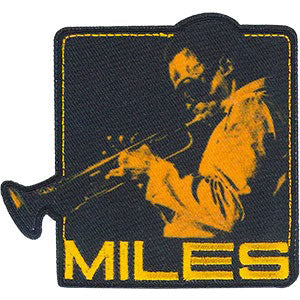 Miles Davis Trumpet Embroidered Patch Front