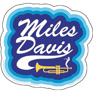 Miles Davis Blues Sticker Front