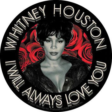 Whitney Houston I Will Always Love You Sticker Front