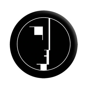 Bauhaus Logo Button Front