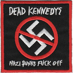 Dead Kennedys Nazi Punks Fuck Off Embroidered Patch Front