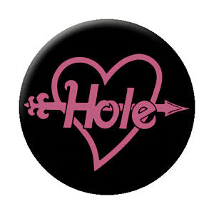 Hole Arrow Heart Button Front
