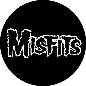 Misfits Logo Button Front