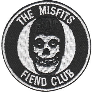 Misfits Fiend Club Patchpins Embroidered Patch Front