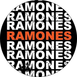 Ramones Logo Button Front