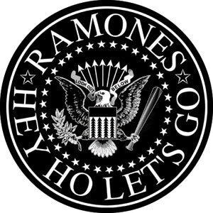 Ramones Black Eagle Button Front