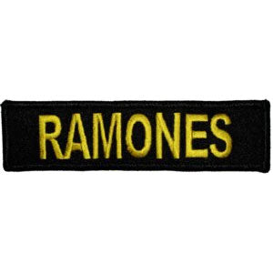 Ramones Logo Embroidered Patch Front