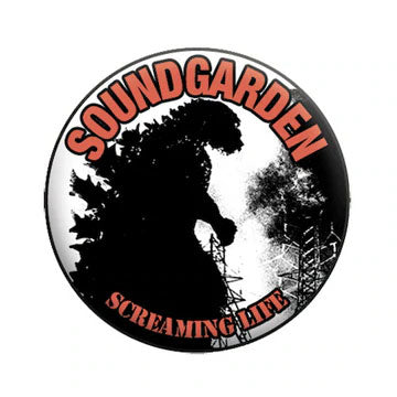 Soundgarden Screaming Life Button Front