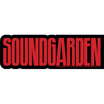Soundgarden Logo Sticker Front