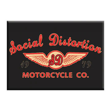 Social Distortion Moto Logo Magnet Front