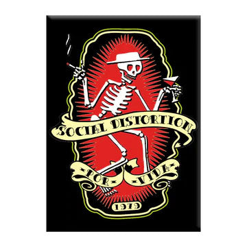 Social Distortion Por Vida Magnet Front