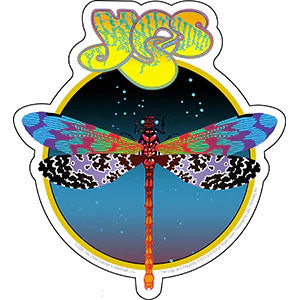 Yes Dragonfly Sticker Front