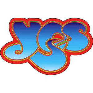 Yes Fade logo Sticker Front