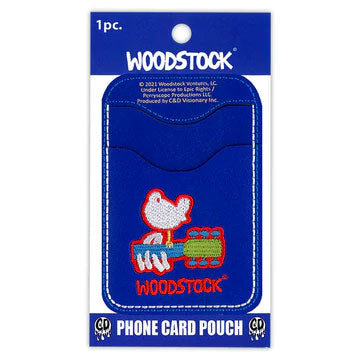 Woodstock Logo Phone Card Pouch Business Front